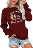Ich habe gerade einen DNA-Test gemacht und es stellte sich heraus, dass ich zu 100 % diese Hexe bin. Langarm-Sweatshirt „I Smell Children“