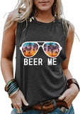 Women Beer Me Tank Top Beer Me Vintage Graphic Shirt