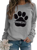 Sweat-shirt chien maman femme, chemise d'amour Animal