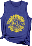 Best Mom Ever in Sunflower Tank Women Shirt