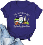 Women This Witch Needs Coffee T-Shirt Halloween Shirt