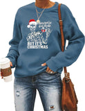Women When You?re Dead Inside But It?s Christmas Sweatshirt Skeleton Christmas Shirt
