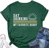 Women Day Drinking My Favorite Hobby T Shirt