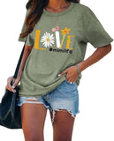 Women Love Mimi Life Yellow Daisy Shirt Gift for Mimi Tees Tops