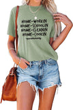 Funny Mom Shirt Women Quarantine Mom Tee Tops