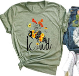 Damen Bee Kind T-Shirt Grafikshirt