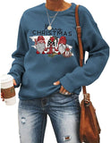 Women Merry Christmas Sweatshirt Cute Gnomies Christmas Shirt