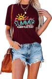 Women Hello Summer Happy Last Day of School Tees Shirt