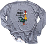 Damen It's a HEI HEI Kind of Day Shirt Langarmbluse mit Grafik