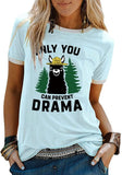 Women Llama Only You Can Prevent Drama T Shirt