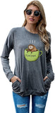 Sloth Shirt for Women Funny Sloth Coffee Blouse with Pockets