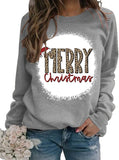 Merry Christmas Sweatshirt Women Christmas Tree Shirt
