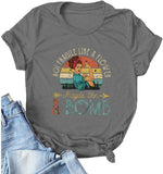 Les femmes ne sont pas fragiles comme une fleur Fragile comme une bombe T-shirt graphique