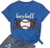 T-shirt de maman de baseball, chemise de maman de baseball pour femmes, chemise fantaisie