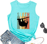 Débardeur paresseux rétro Vintage pour femmes, t-shirt graphique paresseux tendance