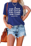 Funny Mom Shirt Women Quarantine Mom Tee Tops