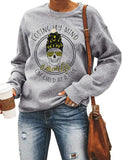 Women Long Sleeve Losing My Mind One Child at a Time Sweatshirt Mom Life Shirt