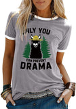 Women Llama Only You Can Prevent Drama T Shirt