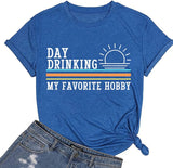 Women Day Drinking My Favorite Hobby T Shirt