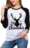 Women Merry Christmas Shirt Christmas Family Blouse