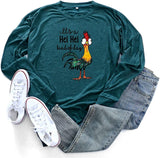 Damen It's a HEI HEI Kind of Day Shirt Langarmbluse mit Grafik