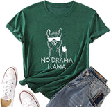 Women No Drama Llama T-Shirt