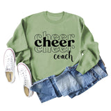 Letters Loose Round Neck Womens Fall and Winter Long-sleeved Sweater
