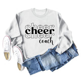 Letters Loose Round Neck Womens Fall and Winter Long-sleeved Sweater