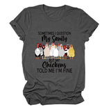 SOMETIMES QUESTION MY Summer Letter T-shirt with Short Sleeves Printed By Round Neck