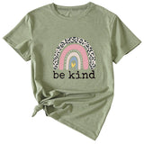 Lustiges T-Shirt mit Grafikdruck für Damen im Sommer, lässig, locker und kurzärmelig