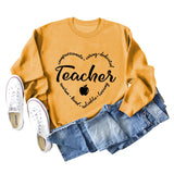Compassionate Caring Fashion Round Neck Loose Long Sleeve Round Neck Sweater