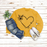 Turtleneck Jacket Long Sleeve Grandma Printed Loose Sweater