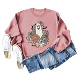 Loose Oversize Printed Long-sleeved Women's Sweatshirt