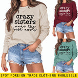 Crazy Sisters Make Bottoming Long-sleeved Shirt Large Size Sweater