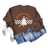 STOCK CREEP IT REAL GHOST BAT NEW CREWNECK LONG-SLEEVED PLUS-SIZE SWEATSHIRT