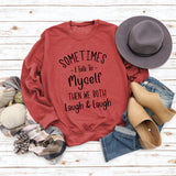 Round Neck Letter Patchwork Tops Long Sleeve SOME TIMES Print Loose Sweatshirt