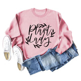 Plain Lady Fashion Women's Round Neck Printed Bottomed Long Sleeved Shirt Large Sweater