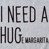 MINIMALIST LETTERING I NEED A HUG ROUND NECK SHORT SLEEVES T SHIRT
