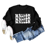 Wallen Autumn and Winter Fashion Bottoming Loose Long Sleeve Large Round Neck Sweater