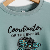 Coordinator of The Entire Letter Printing Fashion Long Sleeve Sweater