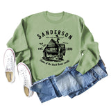 SANDERSON BED Letters Round Neck Bottoming Long-sleeved Women's Sweatshirt