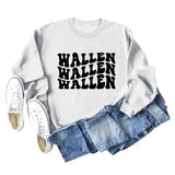 Wallen Autumn and Winter Fashion Bottoming Loose Long Sleeve Large Round Neck Sweater