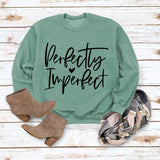 Perfectly Imperfect Monogrammed Women's Sweatshirt