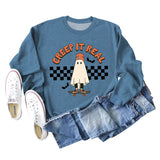 STOCK CREEP IT REAL GHOST BAT NEW CREWNECK LONG-SLEEVED PLUS-SIZE SWEATSHIRT