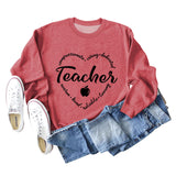 Compassionate Caring Fashion Round Neck Loose Long Sleeve Round Neck Sweater