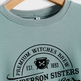 PREMIUM WITCHES LETTER PRINT AW/WINTER BASE LONG SLEEVE WOMEN'S SWEATSHIRT