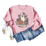 Loose Oversize Printed Long-sleeved Women's Sweatshirt