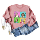 Savage Classy Bougie Loose Oversize Long-sleeved Printed Sweatshirt
