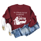 In A World Full of Karens Autumn and Winter Bottoming Long-sleeved Sweater