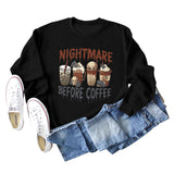 NIGHTMARE BEFORE CREW NECK LONGSLEEVE SWEATER